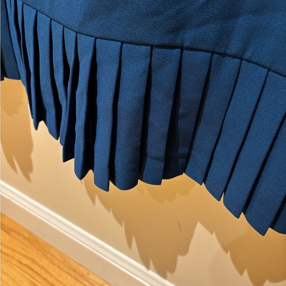 Karen Scott Blue Pleated Dress - Picture 4 of 4